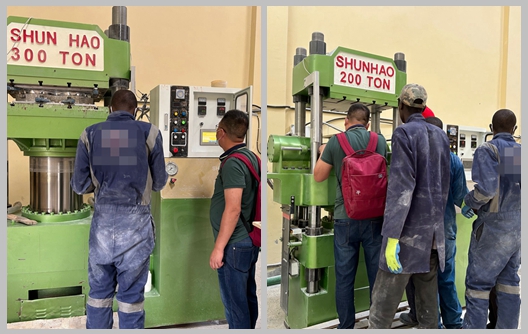 shunhao brand automatic melamine molding machine