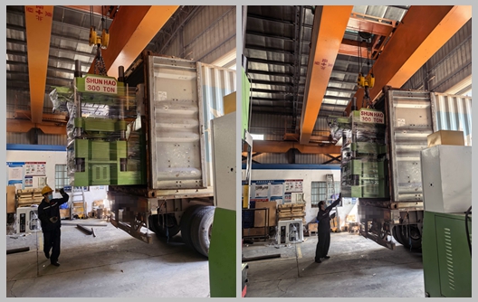 300 ton automatic melamine molding machine