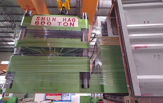 Shunhao 600 toneladas de melamina hidráulica que forma remessa de máquina
    