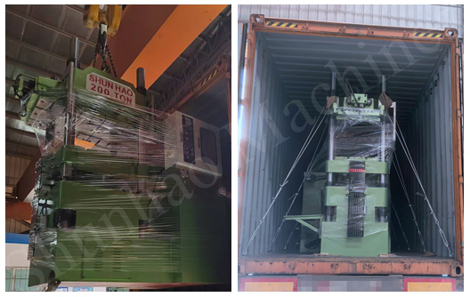Successful Shipment of Automatic Two Color Melamine Tableware Molding Machine from Shunhao Factory to Pakistan