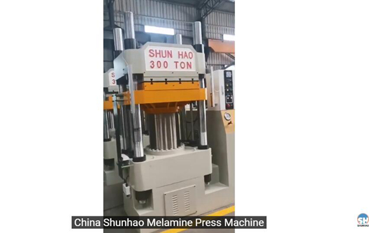 Máquina de moldagem de melamina da marca Shunhao
    