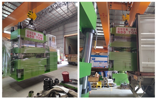 Remessa de máquina de moldagem de talheres de melamina de 600 toneladas - Fábrica Shunhao
    